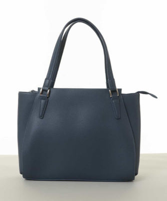 ＜MK MICHEL KLEIN BAG (Women)＞［２ＷＡＹ］サイドタックスクエアトートバッグ