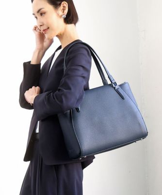 ＜MK MICHEL KLEIN BAG (Women)＞［２ＷＡＹ／Ａ４収納可］合成皮革ポイントデザイントートバッグ