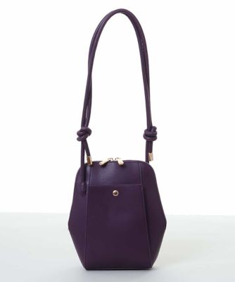 ＜MK MICHEL KLEIN BAG (Women)＞［軽量］コクーンシルエットショルダーバッグ