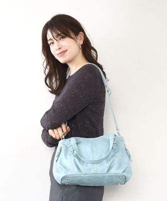 2WAY］ベルトデザインラウンドトートバッグ | MK MICHEL KLEIN BAG