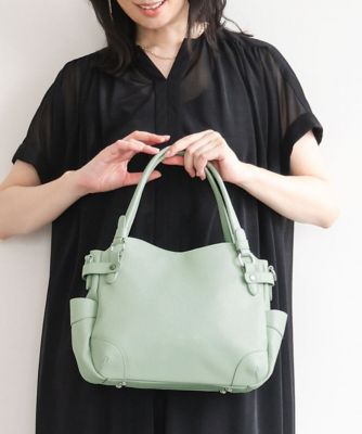 ＜MK MICHEL KLEIN BAG (Women)＞［２ＷＡＹ］サイドポケットデザイントートバッグ