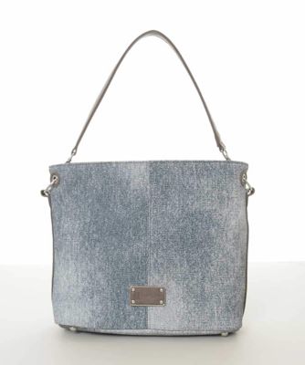 ＜MK MICHEL KLEIN BAG (Women)＞［２ＷＡＹ］メタルタグアクセントショルダーバッグ