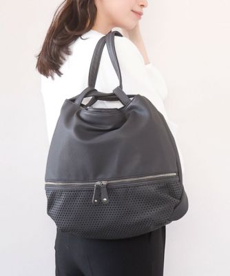 【NEW】MK ミッシェルクラン バッグ（MK MICHEL  BAG）/[2WAY]パンチングデザイン変形トートバッグ 2WAY］パンチングデザイン変形トートバッグ | MK MICHEL KLEIN BAG