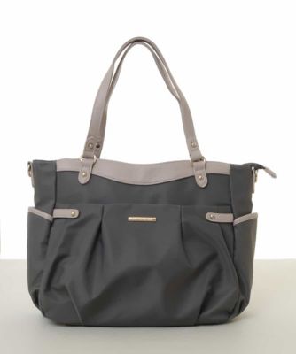 ＜MK MICHEL KLEIN BAG (Women)＞［２ＷＡＹ・撥水］異素材ドッキングトートバッグ