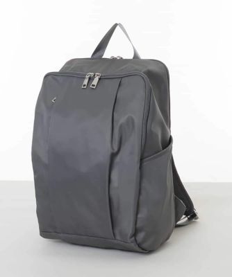 ＜MK MICHEL KLEIN BAG (Women)＞［撥水／Ａ４収納可］フロントタックデザインリュック