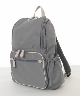 ＜MK MICHEL KLEIN BAG (Women)＞［撥水／Ａ４収納可］スクエアデザインバックパック
