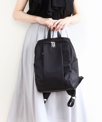 ＜MK MICHEL KLEIN BAG (Women)＞［撥水加工］フロントタックコンパクトリュック