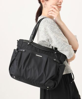 撥水／2WAY／A4収納可］サイドポケットパイピングバッグ | MK