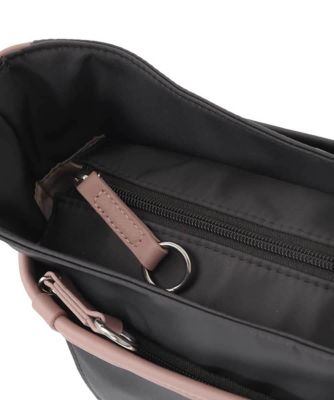 撥水／軽量］アクセントレザーショルダーバッグ | MK MICHEL KLEIN BAG