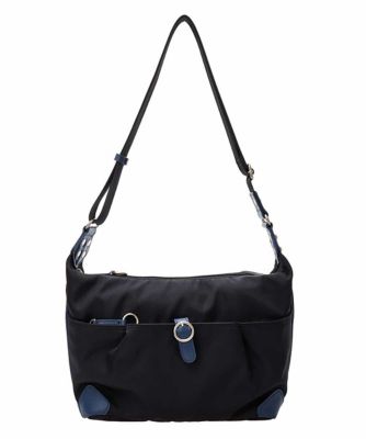 ＜MK MICHEL KLEIN BAG (Women)＞【撥水】リングアクセントデザインショルダーバッグ