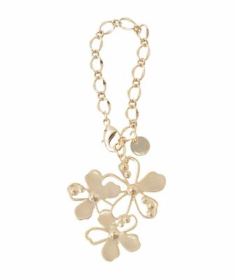 透かしフラワーモチーフチャーム | MK MICHEL KLEIN BAG (Women