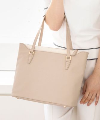 ＜MK MICHEL KLEIN BAG (Women)＞［２ＷＡＹ］合成皮革スクエアトートバッグ