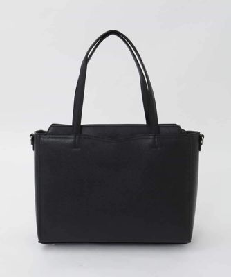 A4収納／2WAY］ステップパネルスクエアトートバッグ | MK MICHEL