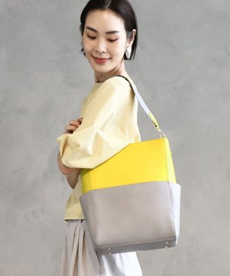 ＜MK MICHEL KLEIN BAG (Women)＞［２ＷＡＹ］バイカラーデザインバッグ