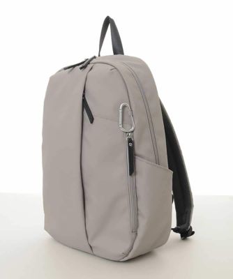 ＜MK MICHEL KLEIN BAG (Women)＞［Ａ４収納可／カラビナ付き］センターポケットデザインリュック