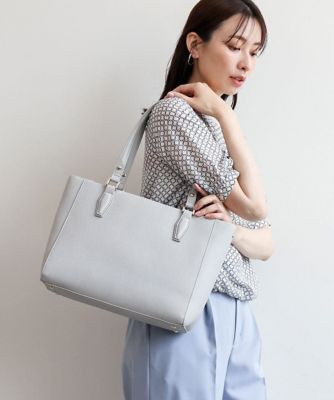 MK MICHEL KLEIN BAG (Women)/エムケーミッシェルクランバッグ ［２ＷＡＹ／Ａ４収納可］合成皮革エンボスビジネストート