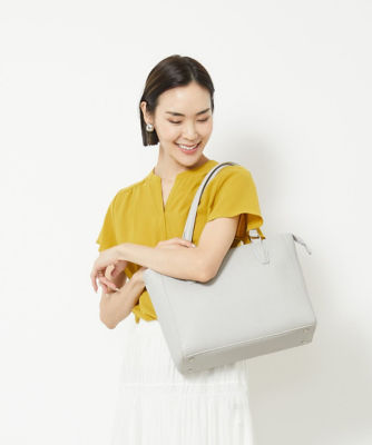 MK MICHEL KLEIN BAG〔2WAY]合成皮革スクエアトートバッグ 2WAY]合成皮革スクエアトートバッグ(トートバッグ) | MK MICHEL