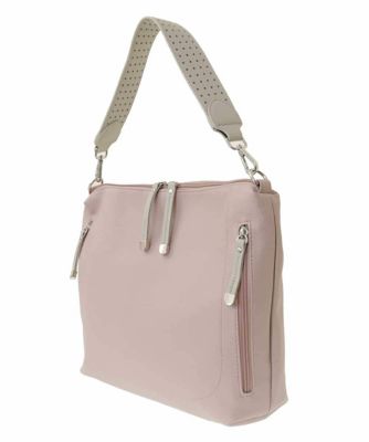 2WAY］パンチングハンドルサイドファスナーバッグ | MK MICHEL