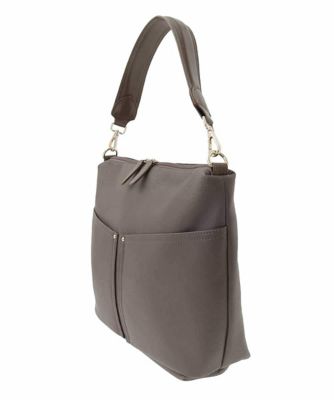 2WAY］合成皮革ダブルポケットスクエアバッグ | MK MICHEL KLEIN