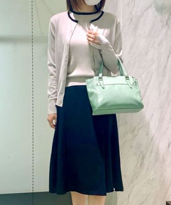 ＜MK MICHEL KLEIN BAG (Women)＞［２ＷＡＹ］コンパクトデザインエコレザートートバッグ