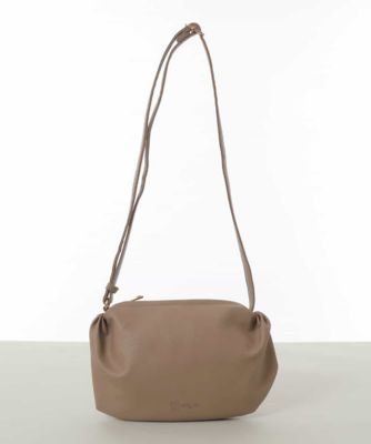 ＜MK MICHEL KLEIN BAG (Women)＞フェイクレザー　ラウンドショルダーバッグ
