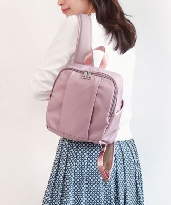 MK MICHEL KLEIN BAG (Women)/エムケーミッシェルクランバッグ ［撥水］フロントタックデザインミニリュック