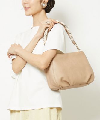 ＜MK MICHEL KLEIN BAG (Women)＞［２ＷＡＹ］メッシュハンドルデザインバッグ
