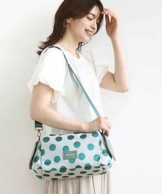 2WAY］ドット柄モダンワイドバッグ | MK MICHEL KLEIN BAG