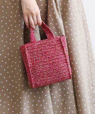 2WAY］メタリックメッシュコンパクトバッグ | MK MICHEL KLEIN BAG