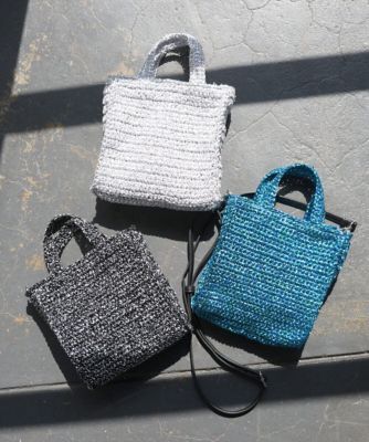 ＜MK MICHEL KLEIN BAG (Women)＞［２ＷＡＹ］メタリックメッシュコンパクトバッグ