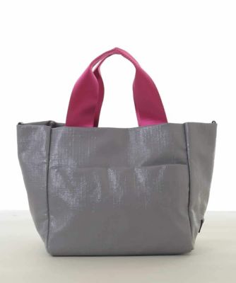 2WAY］バイカラーコーティングキャンバストート | MK MICHEL KLEIN