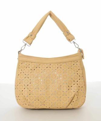 ＜MK MICHEL KLEIN BAG (Women)＞［２ＷＡＹ］パンチングレイヤーデザインバッグ