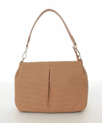 ＜MK MICHEL KLEIN BAG (Women)＞［２ＷＡＹ］編み柄デザインワンハンドルバッグ