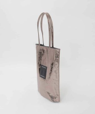 軽量／A4収納可］合成皮革シンプルロゴトートバッグ | MK MICHEL