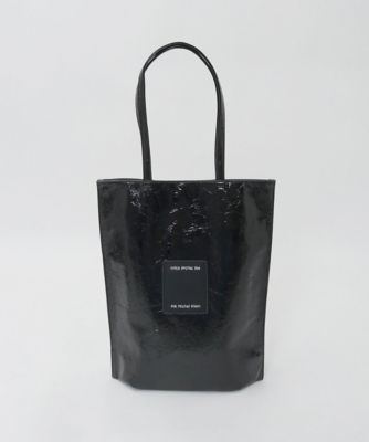 軽量／A4収納可］合成皮革シンプルロゴトートバッグ | MK MICHEL