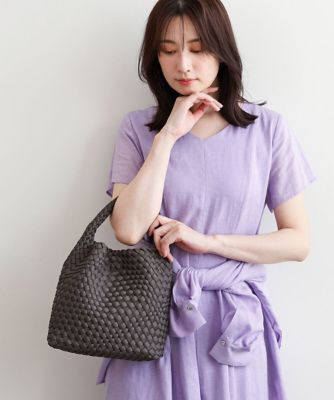MK MICHEL KLEIN BAG (Women)/エムケーミッシェルクランバッグ ［２ＷＡＹ／５００ｇ以下の軽量］バケツデザインメッシュバッグ