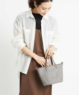 ３ｗａｙ インポーチ付きペーパー編みバッグ 三越伊勢丹オンラインストア 公式