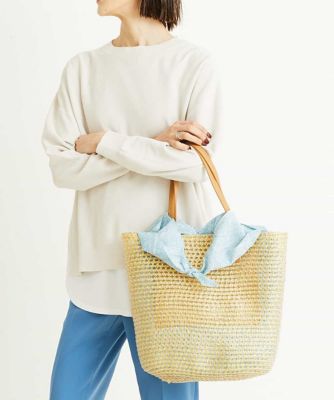 ＜MK MICHEL KLEIN BAG (Women)＞［インナー巾着付き］メッシュトートバッグ