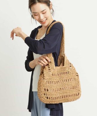 ＜MK MICHEL KLEIN BAG (Women)＞スクエアデザインメッシュバッグ