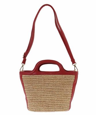 新品タグ付き 希少 HEIDI  ミニラフィアバッグ 浴衣にも◎ 新品未使用タグ付き NINA BAGS ニーナ ラフィアバッグ かごバッグ
