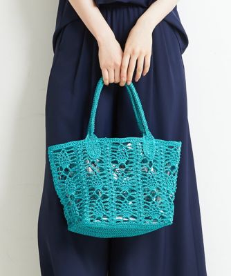 レース編み手さげ バック | fpac.com.br