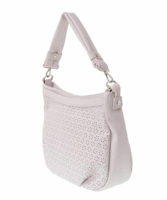 極美品！コールハーン 2way ショルダーバッグ　ハンドバッグ　パンチング　白 未使用 コールハーン 2way ショルダーバッグ ハンドバッグ