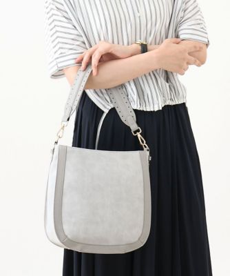 ＜MK MICHEL KLEIN BAG (Women)＞［２ＷＡＹ］ラウンドワンハンドルバッグ