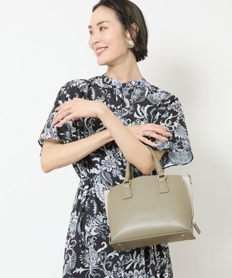 ＜MK MICHEL KLEIN BAG (Women)＞［２ＷＡＹ］サイドファスナーバイカラーアクセントバッグ