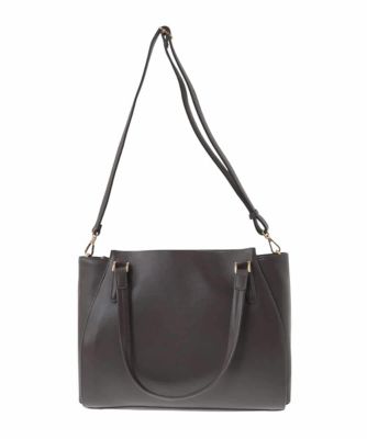 2WAY］牛革エレガントスクエアトートバッグ | MK MICHEL KLEIN BAG 