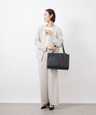 2WAY］牛革エレガントスクエアトートバッグ | MK MICHEL KLEIN BAG