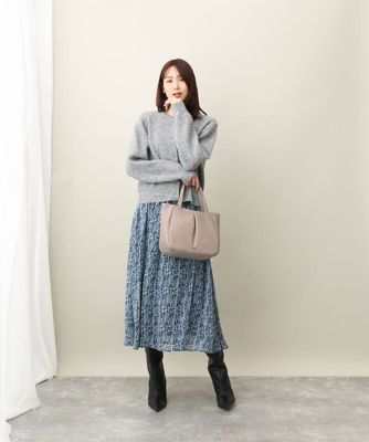 レザータックデザインバッグ | MK MICHEL KLEIN BAG (Women