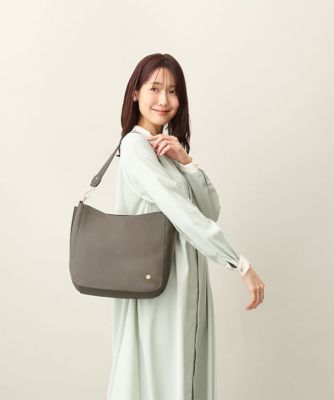 ＜MK MICHEL KLEIN BAG (Women)＞［２ＷＡＹ］カウレザースクエアショルダーバッグ