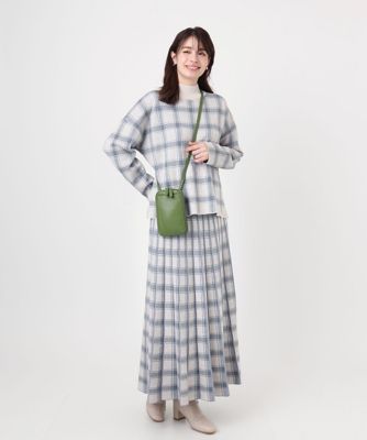 軽量］牛革ショルダーウォレットバッグ | MK MICHEL KLEIN BAG (Women