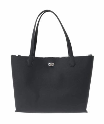 MK MICHEL KLEIN BAG (Women)/エムケーミッシェルクランバッグ [A4収納可]牛革スクエアトートバッグ 94ブラック 旅行用かばん・バッグ【三越伊勢丹/公式】